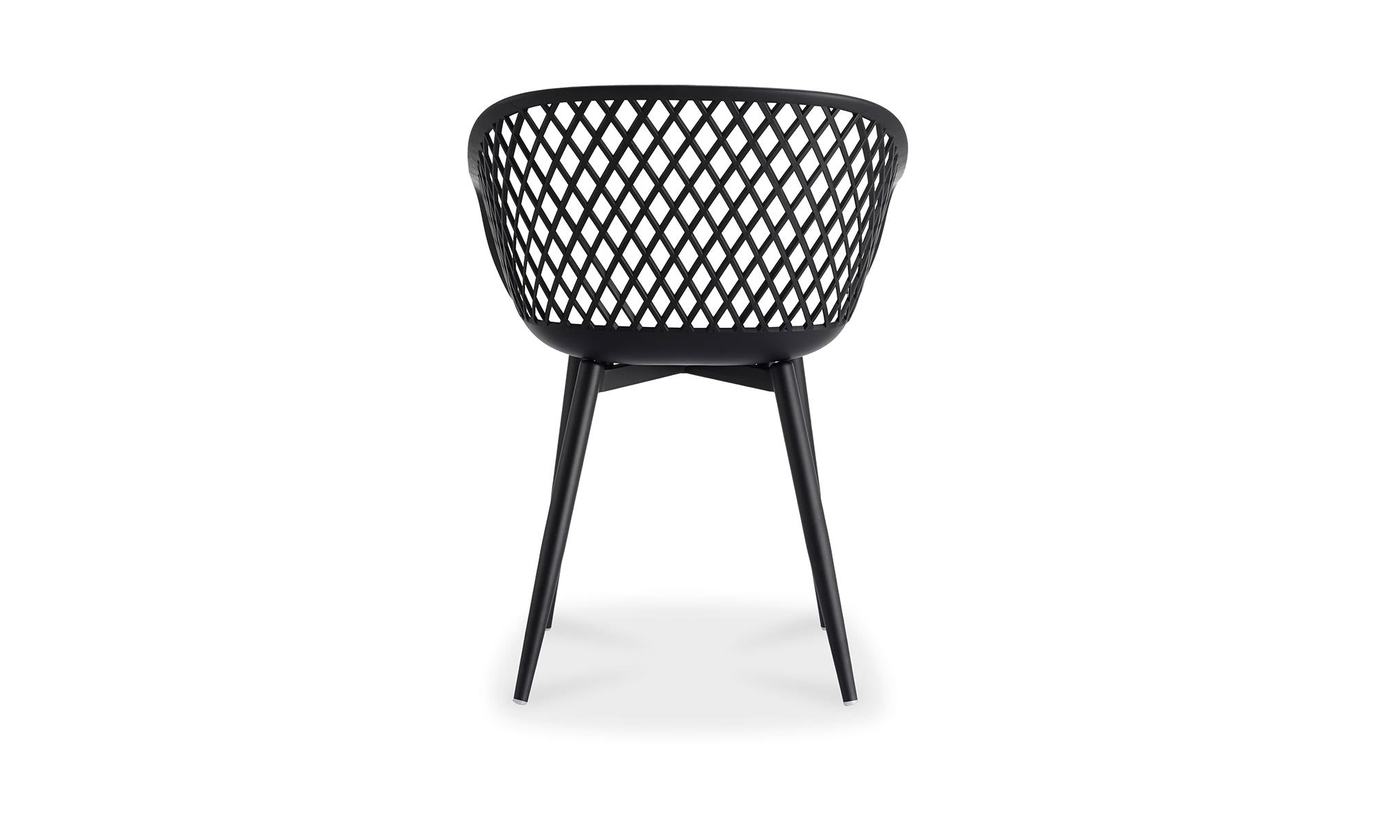 Piazza Outdoor Chair Black - Set Of Two by Moe's Home Collection - view 16