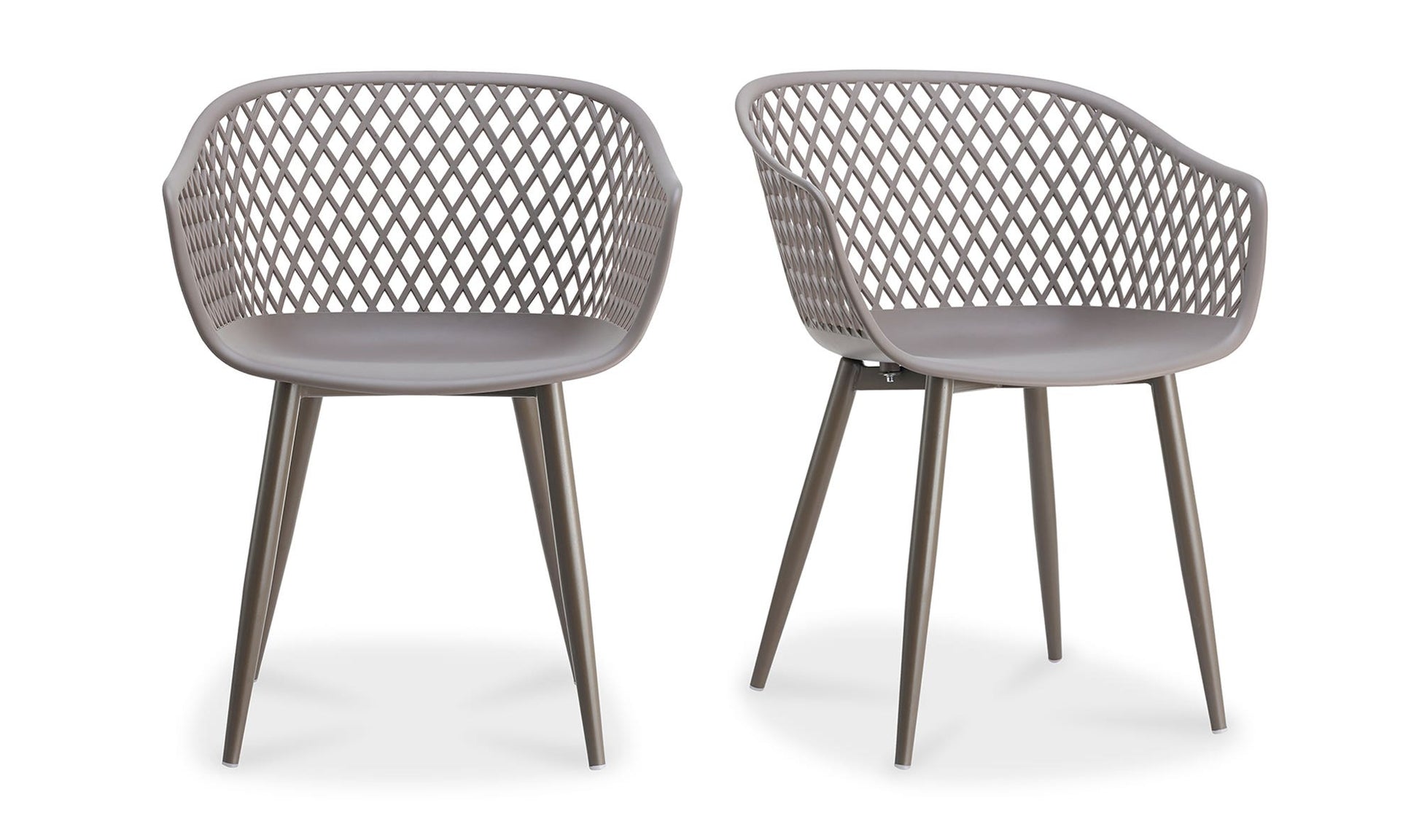 Piazza Outdoor Chair Grey - Set Of Two by Moe's Home Collection - view 12