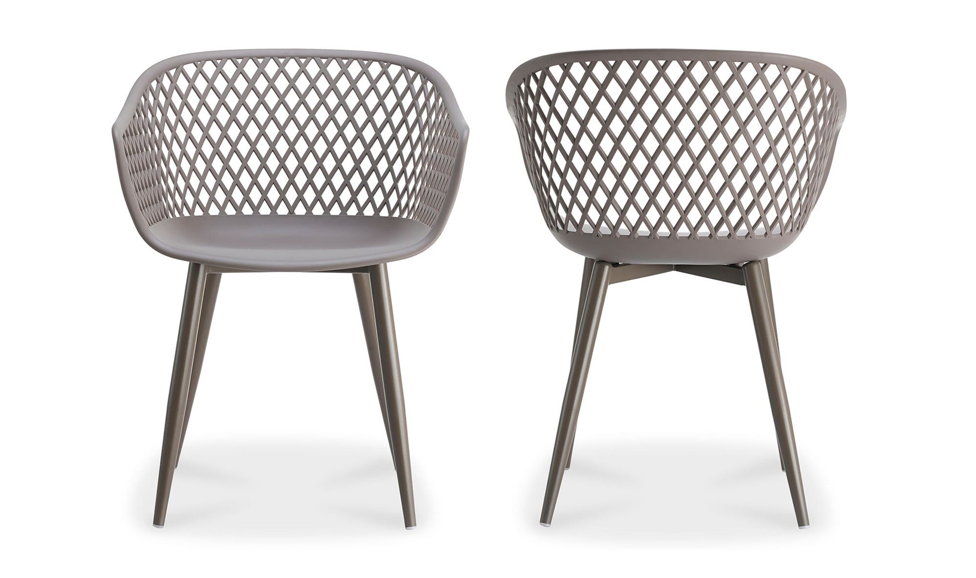 Piazza Outdoor Chair Grey - Set Of Two by Moe's Home Collection - view 10