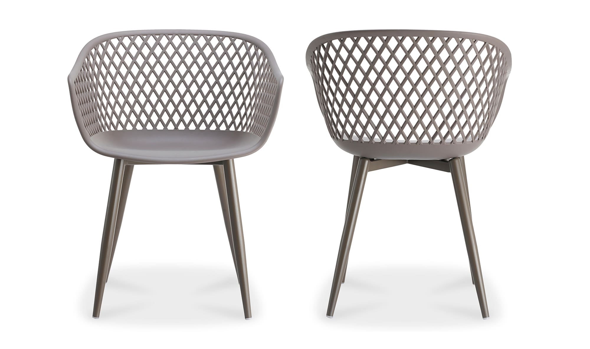 Piazza Outdoor Chair Grey - Set Of Two by Moe's Home Collection - view 10