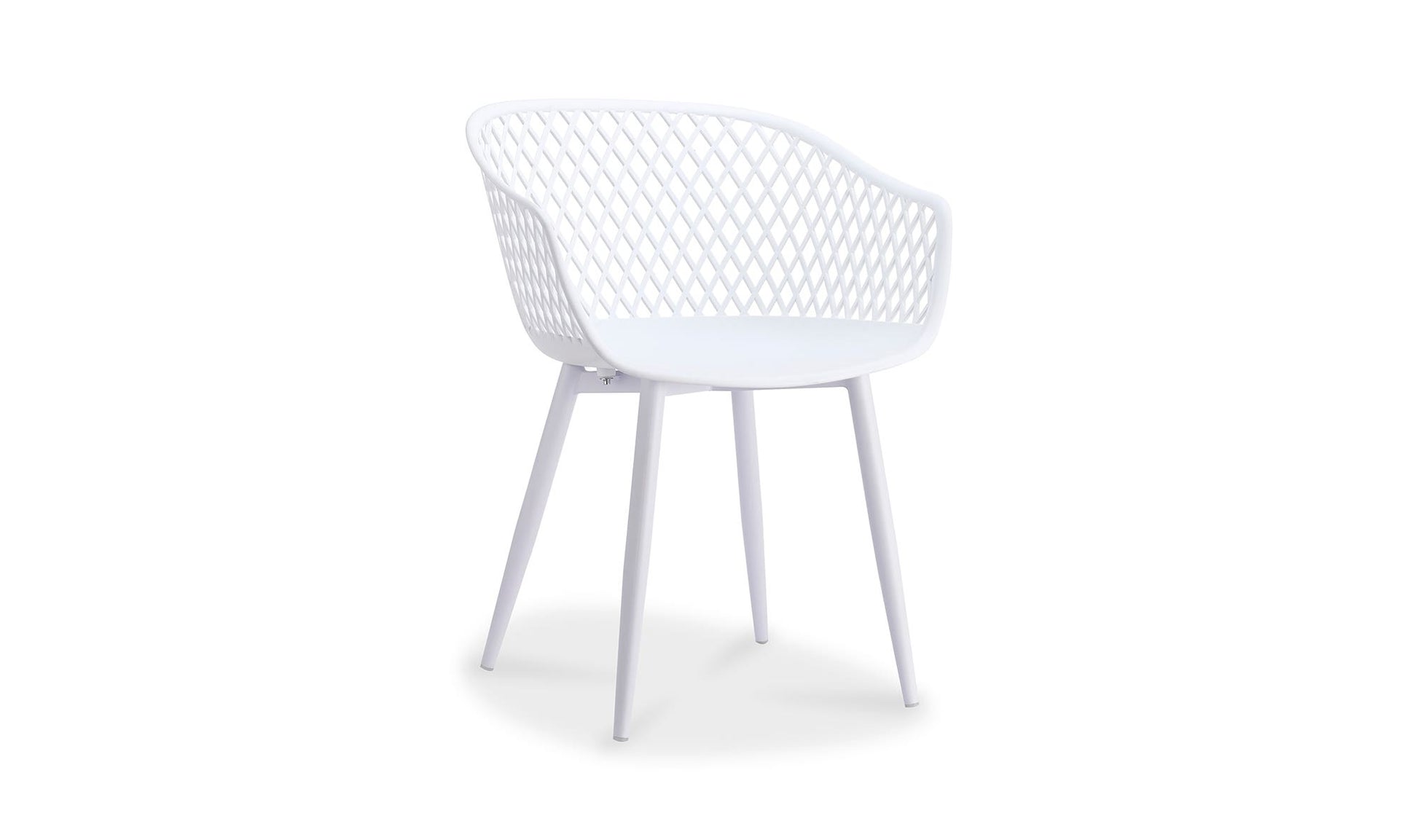 Piazza Outdoor Chair White - Set Of Two by Moe's Home Collection - view 8