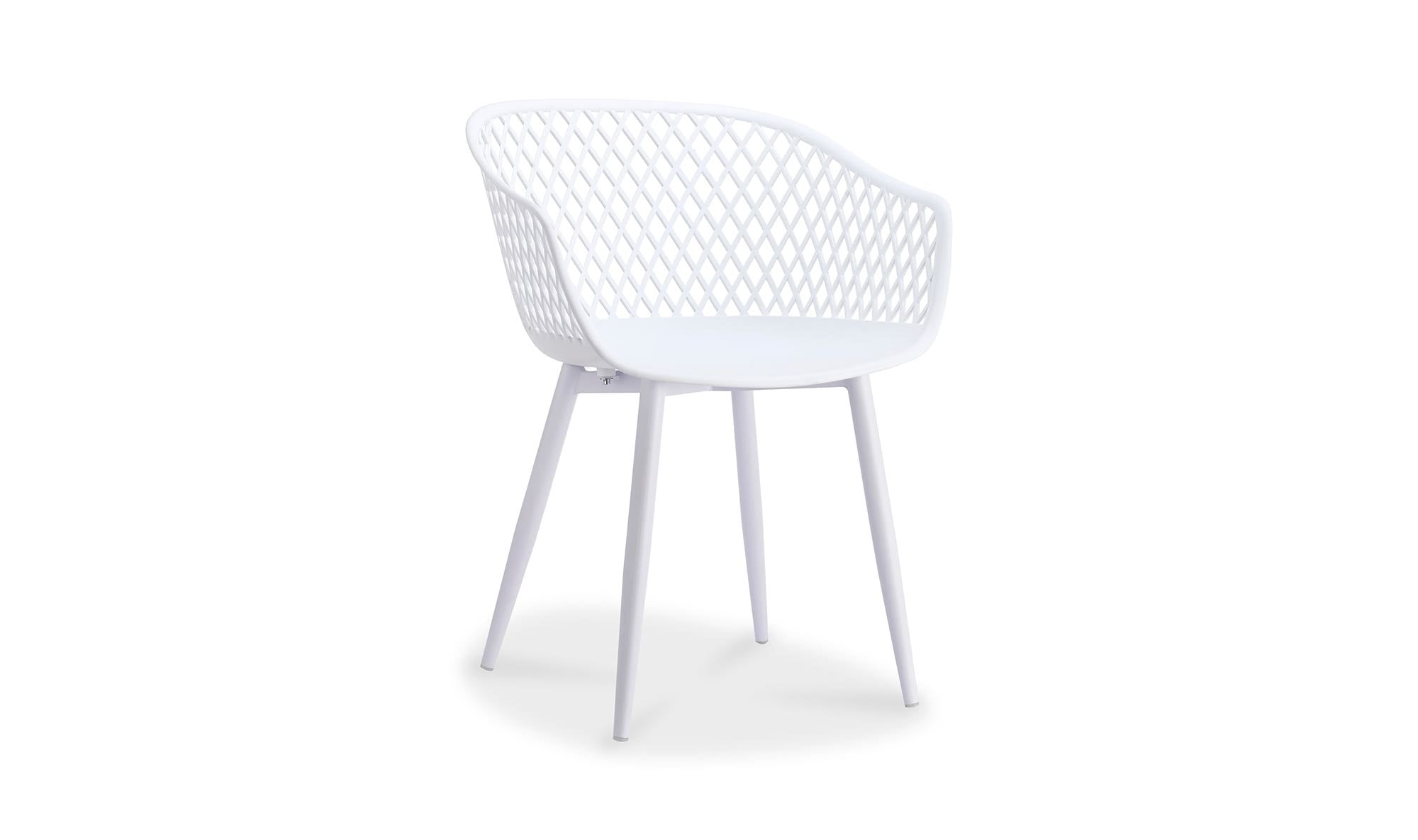 Piazza Outdoor Chair White - Set Of Two by Moe's Home Collection - view 8