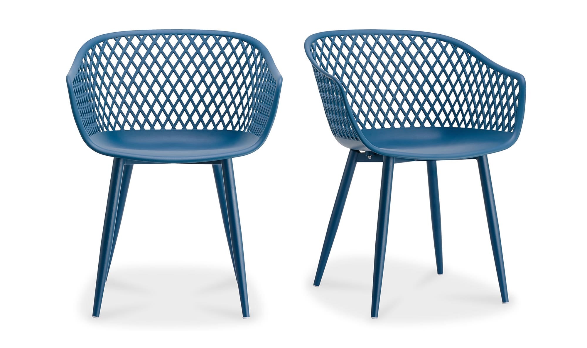 Piazza Outdoor Chair Blue - Set Of Two by Moe's Home Collection - view 12