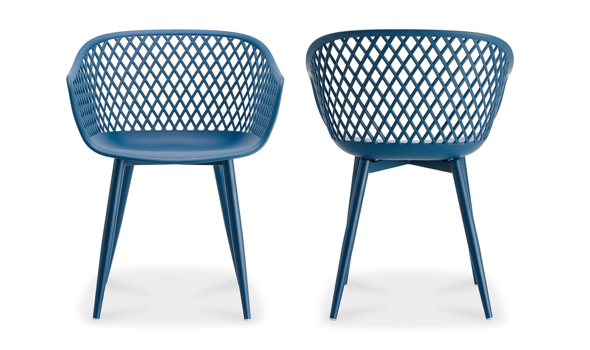 Piazza Outdoor Chair Blue - Set Of Two by Moe's Home Collection - view 13