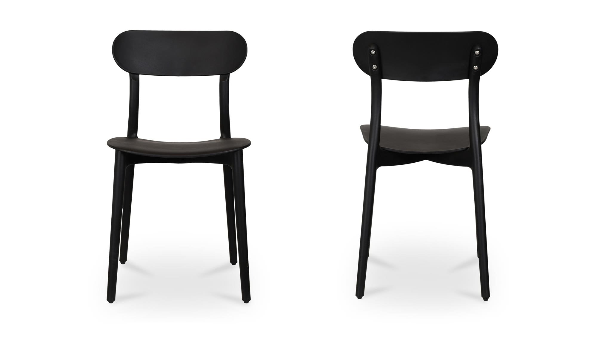 Kent Outdoor Dining Chair Black - Set Of Two by Moe's Home Collection - view 6