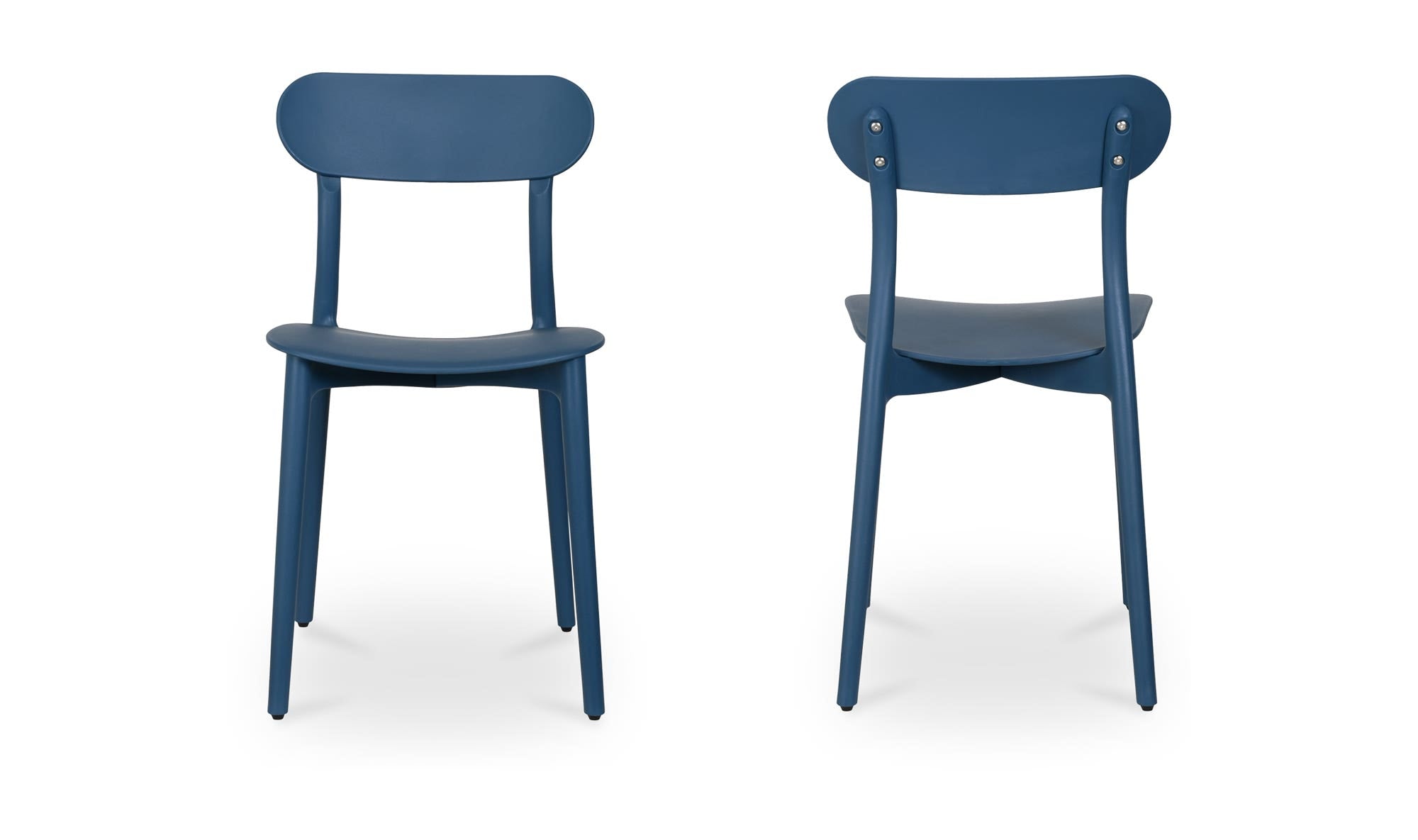 Kent Outdoor Dining Chair Navy - Set Of Two by Moe's Home Collection - view 6