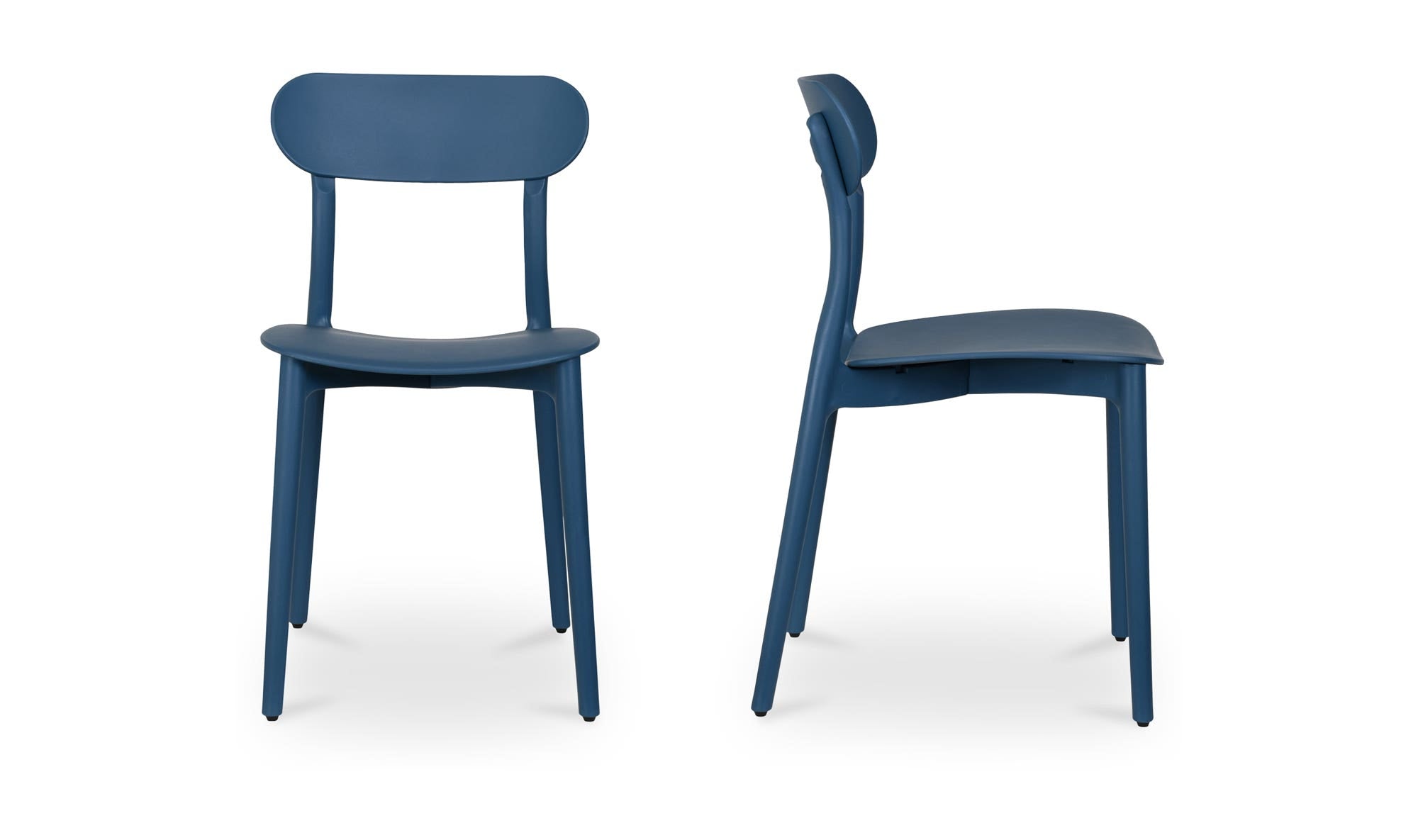 Kent Outdoor Dining Chair Navy - Set Of Two by Moe's Home Collection - view 5