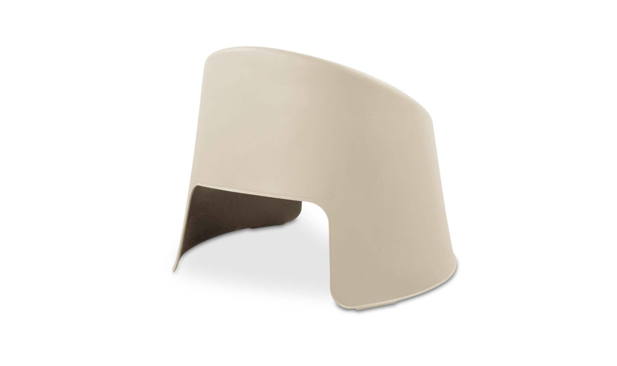 Nolla Outdoor Accent Chair Set of Two Light Grey by Moe's Home Collection - view 10