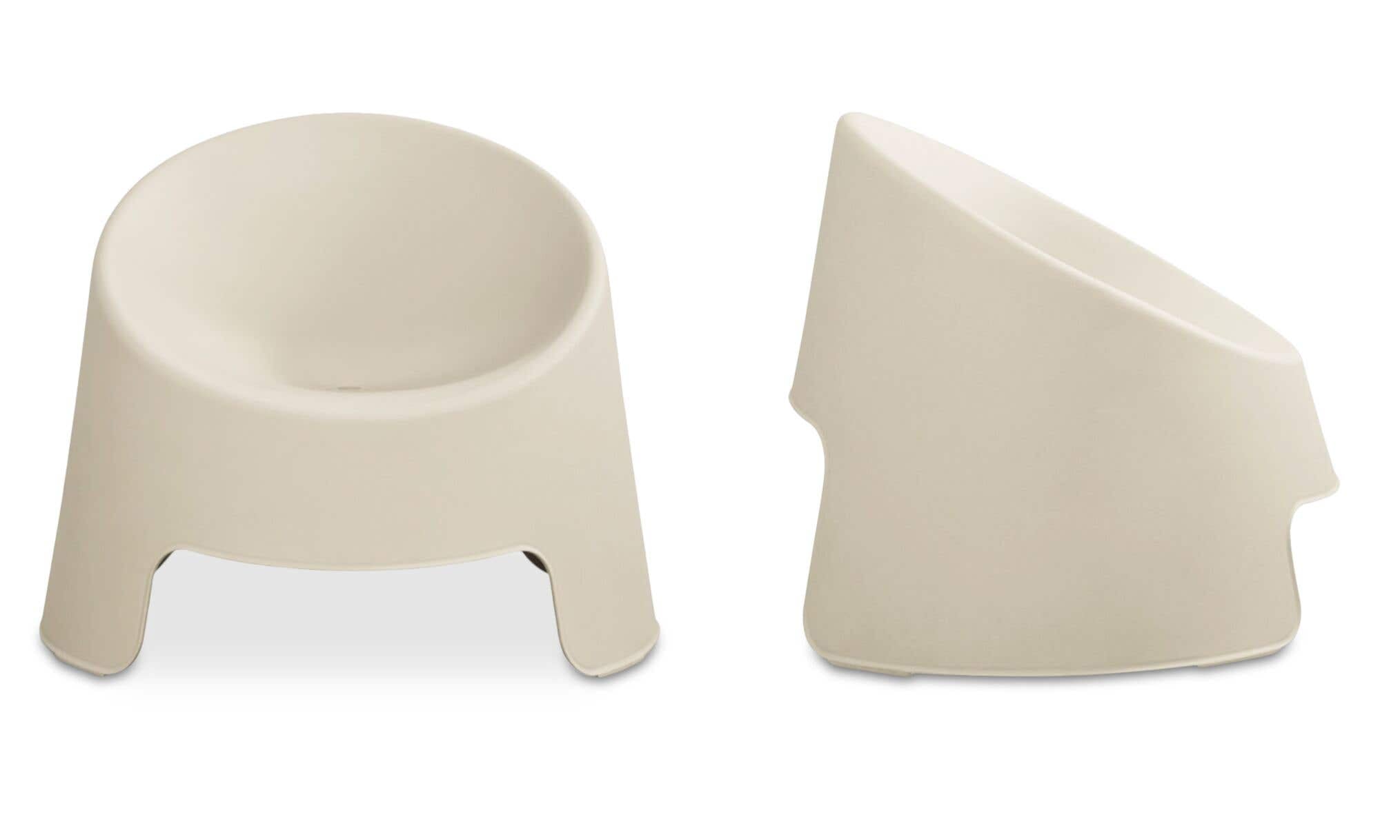 Nolla Outdoor Accent Chair Set of Two Light Grey by Moe's Home Collection - view 4