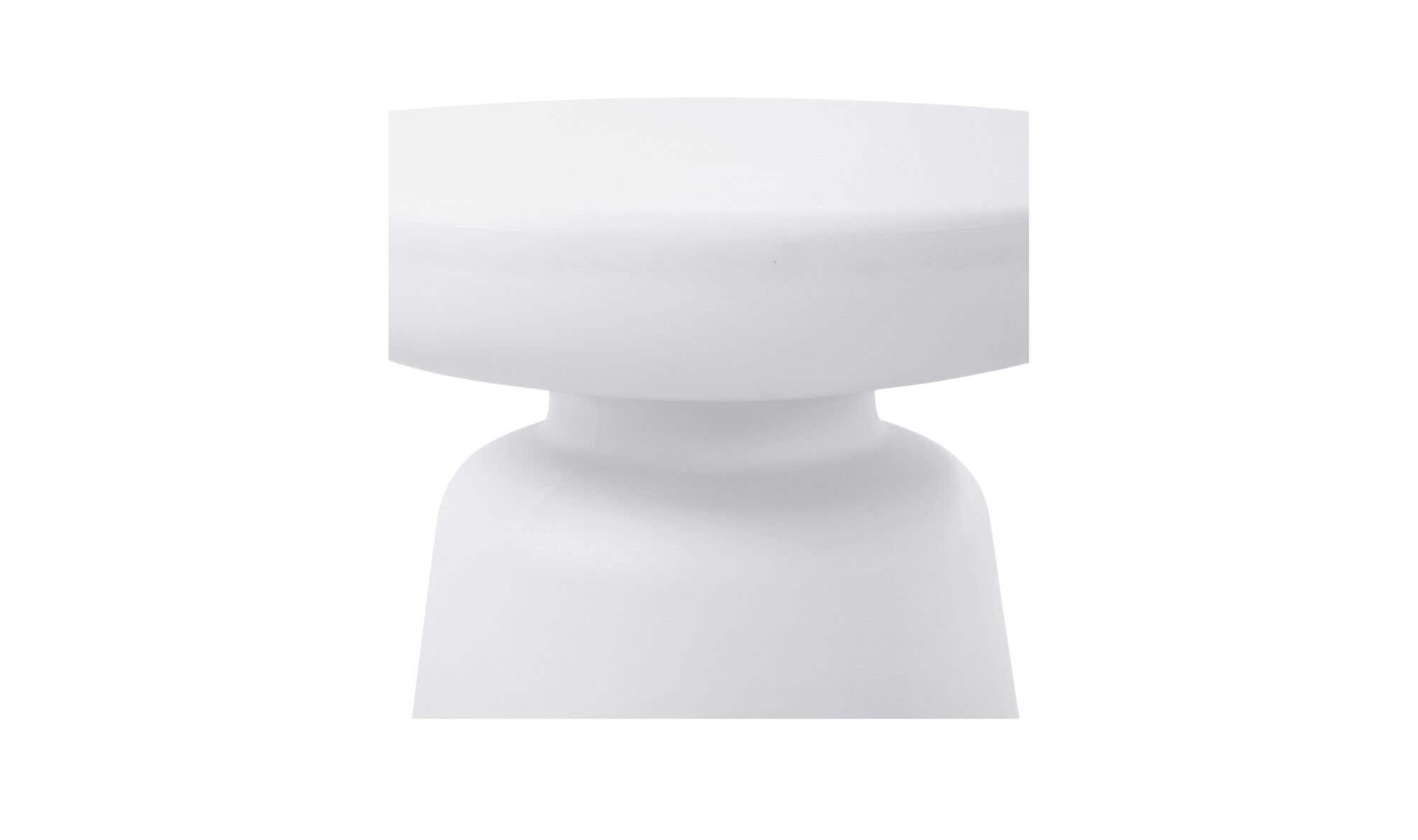 Ruth Outdoor Side Table White by Moe's Home Collection - view 7