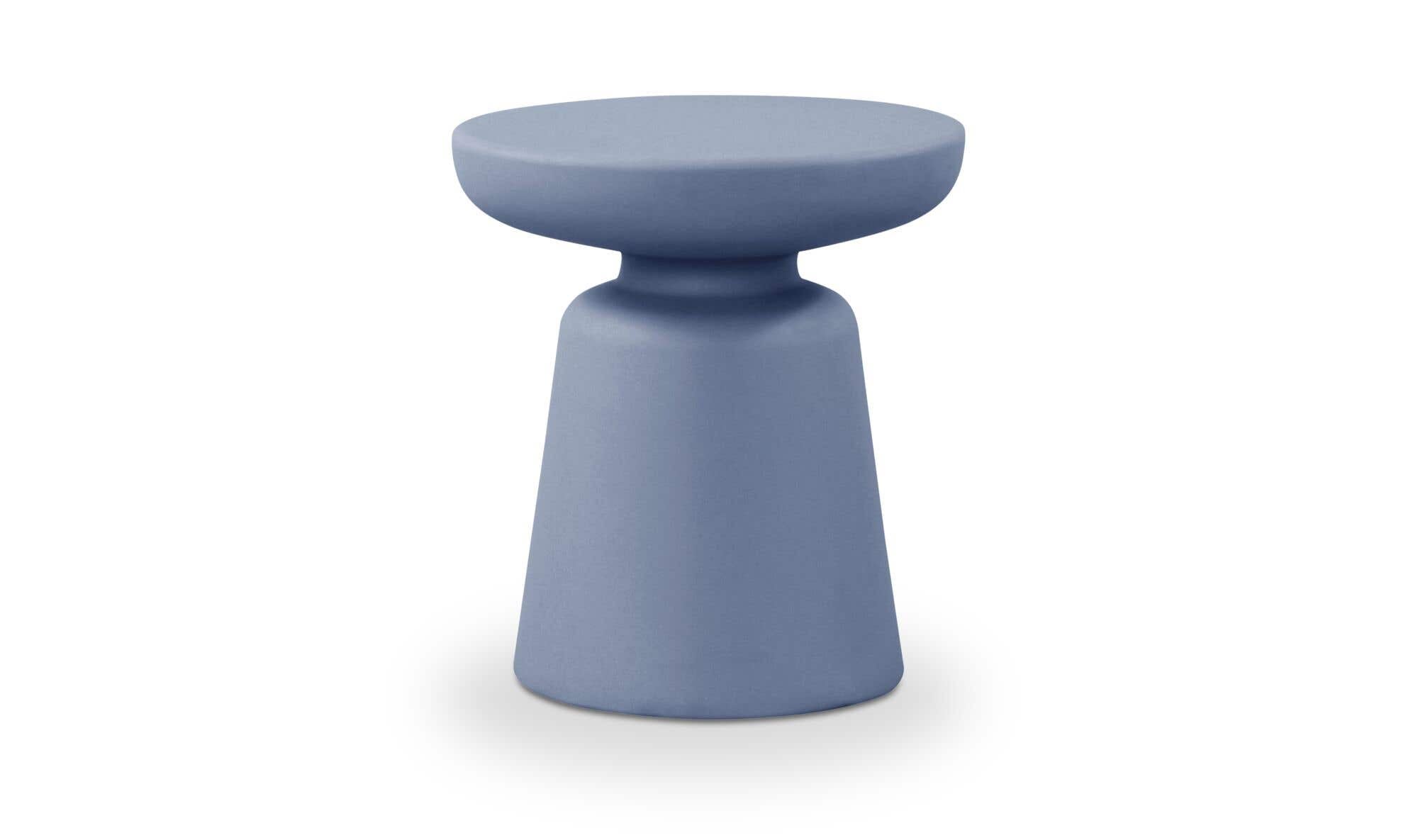 Ruth Outdoor Side Table Blue by Moe's Home Collection - view 4