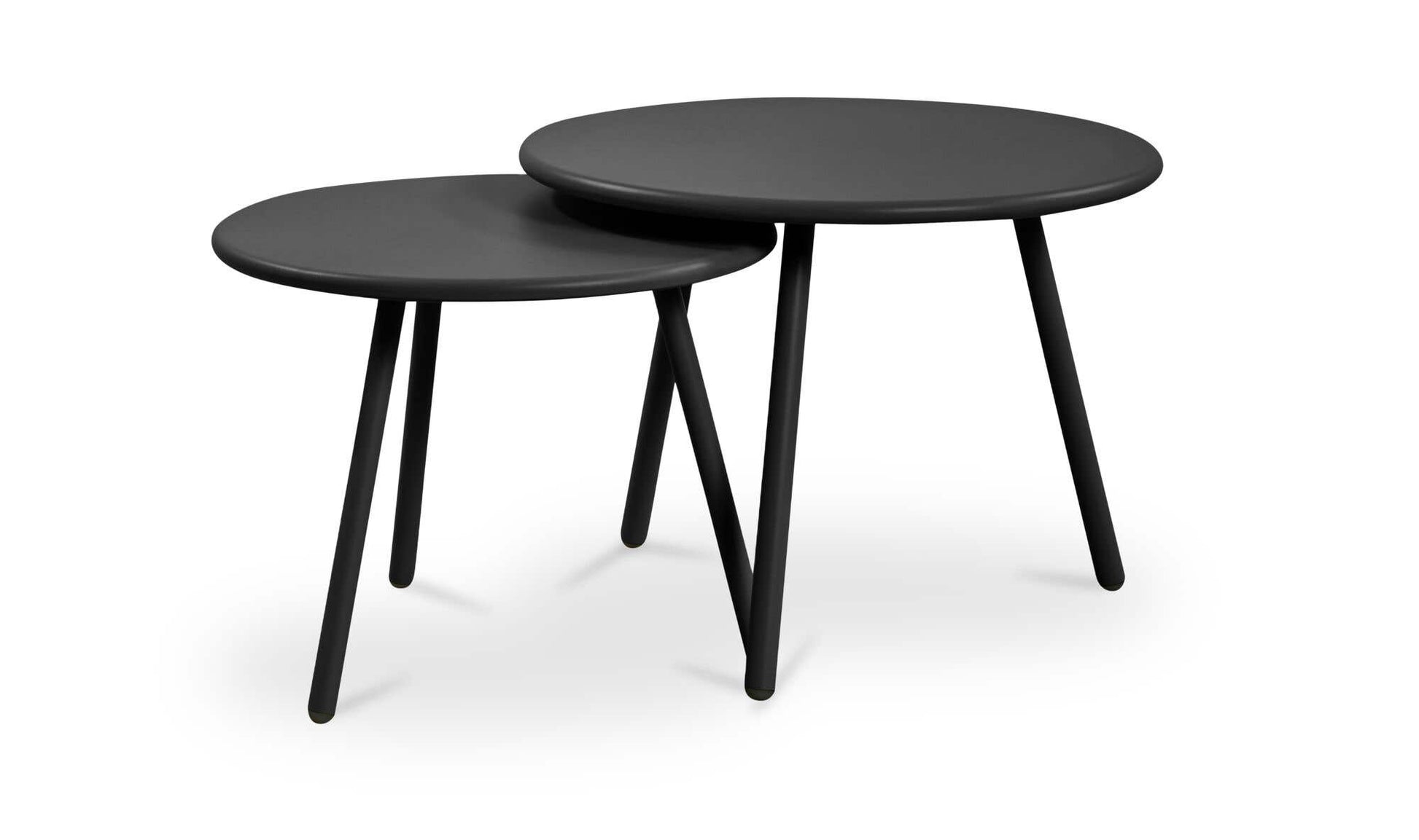 Kari Outdoor Nesting Coffee Table Black by Moe's Home Collection - view 4