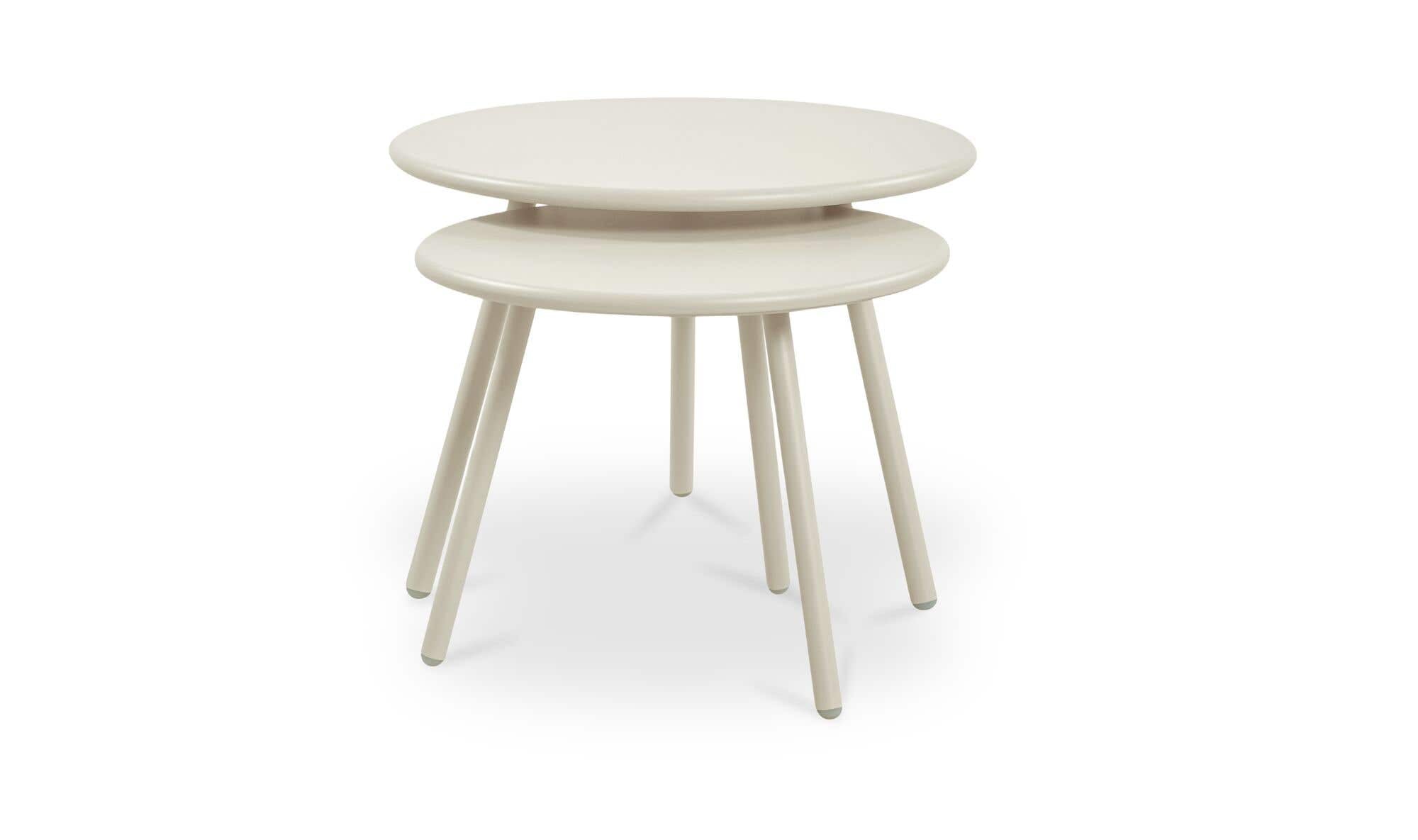 Kari Outdoor Nesting Coffee Table Cream by Moe's Home Collection - view 6