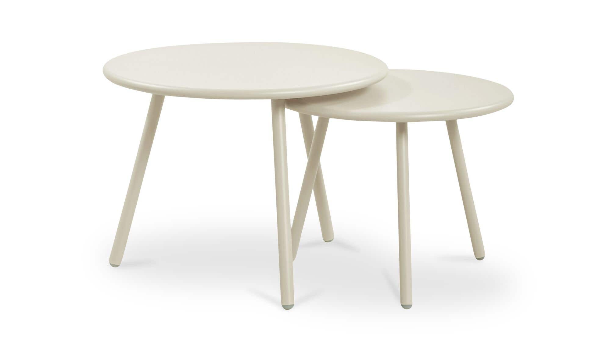 Kari Outdoor Nesting Coffee Table Cream by Moe's Home Collection - view 4
