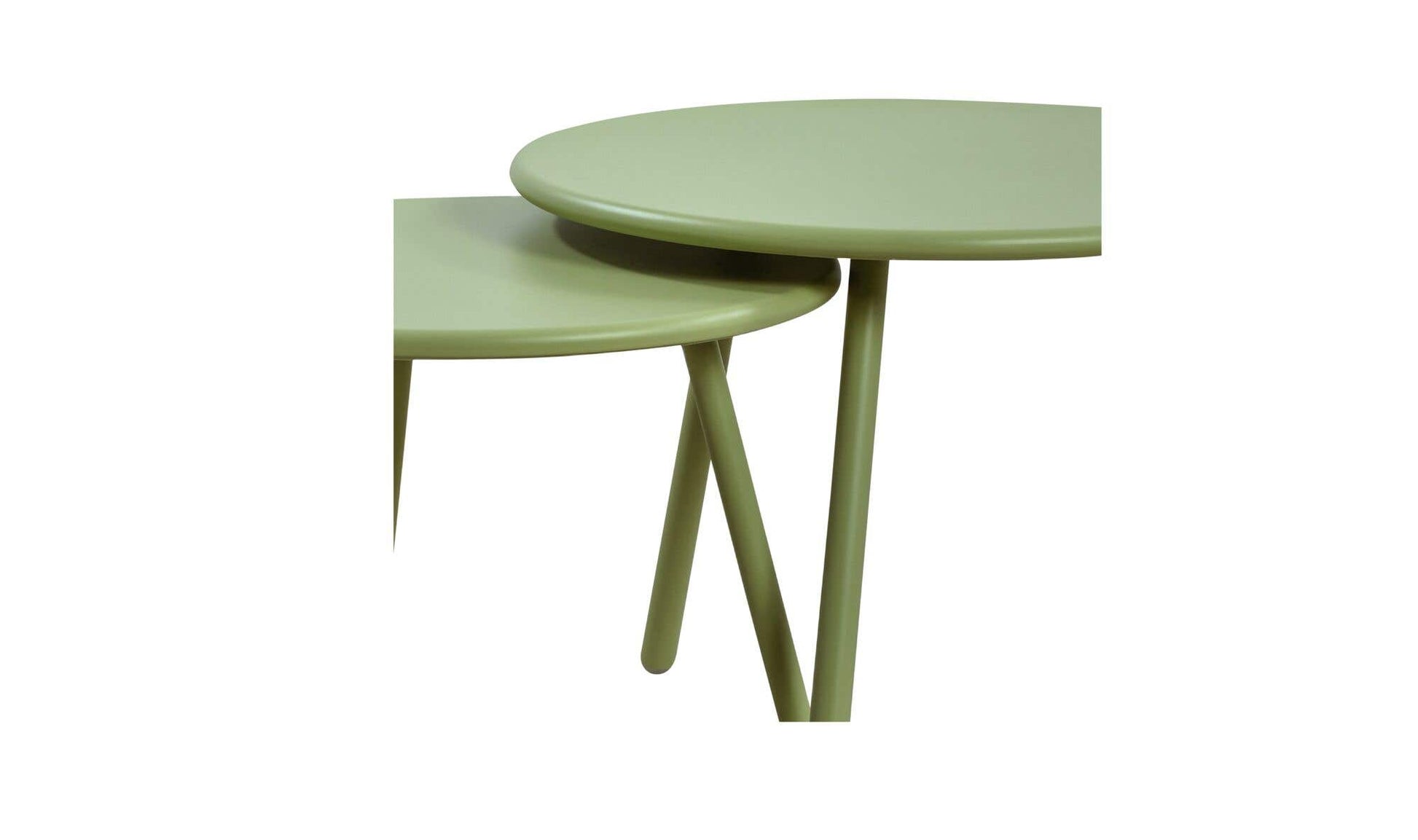 Kari Outdoor Nesting Coffee Table Green by Moe's Home Collection - view 8