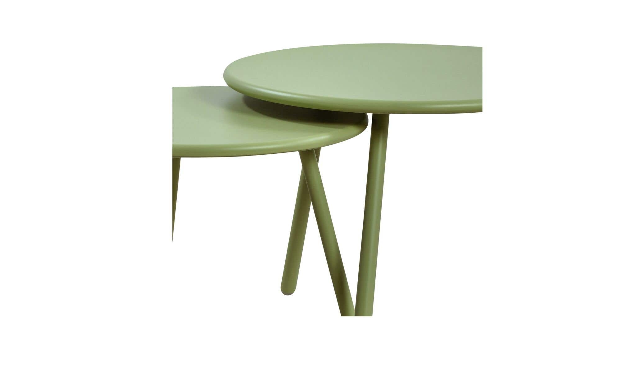 Kari Outdoor Nesting Coffee Table Green by Moe's Home Collection - view 8