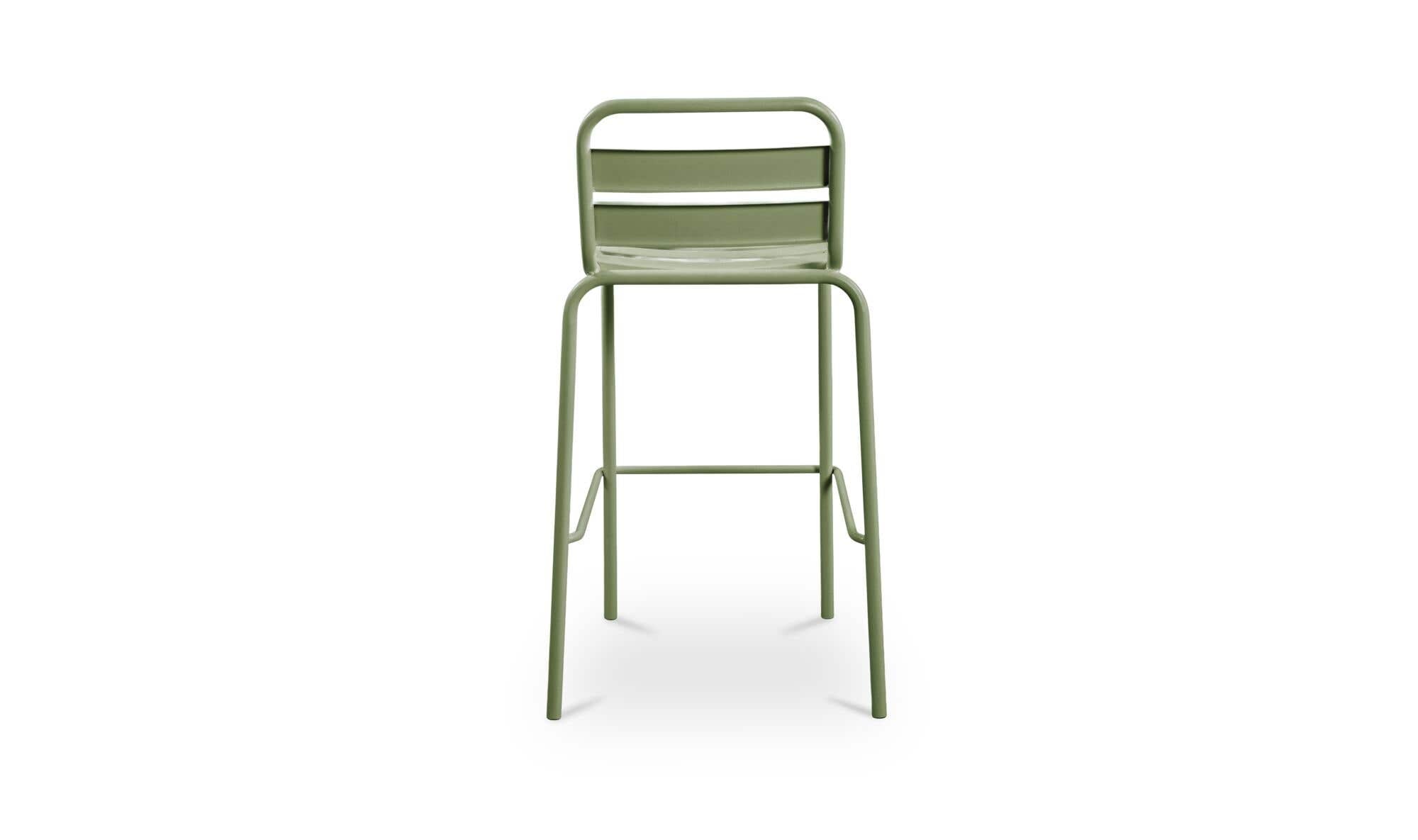 Kade Outdoor Bar Stool Green Set of Two by Moe's Home Collection - view 11
