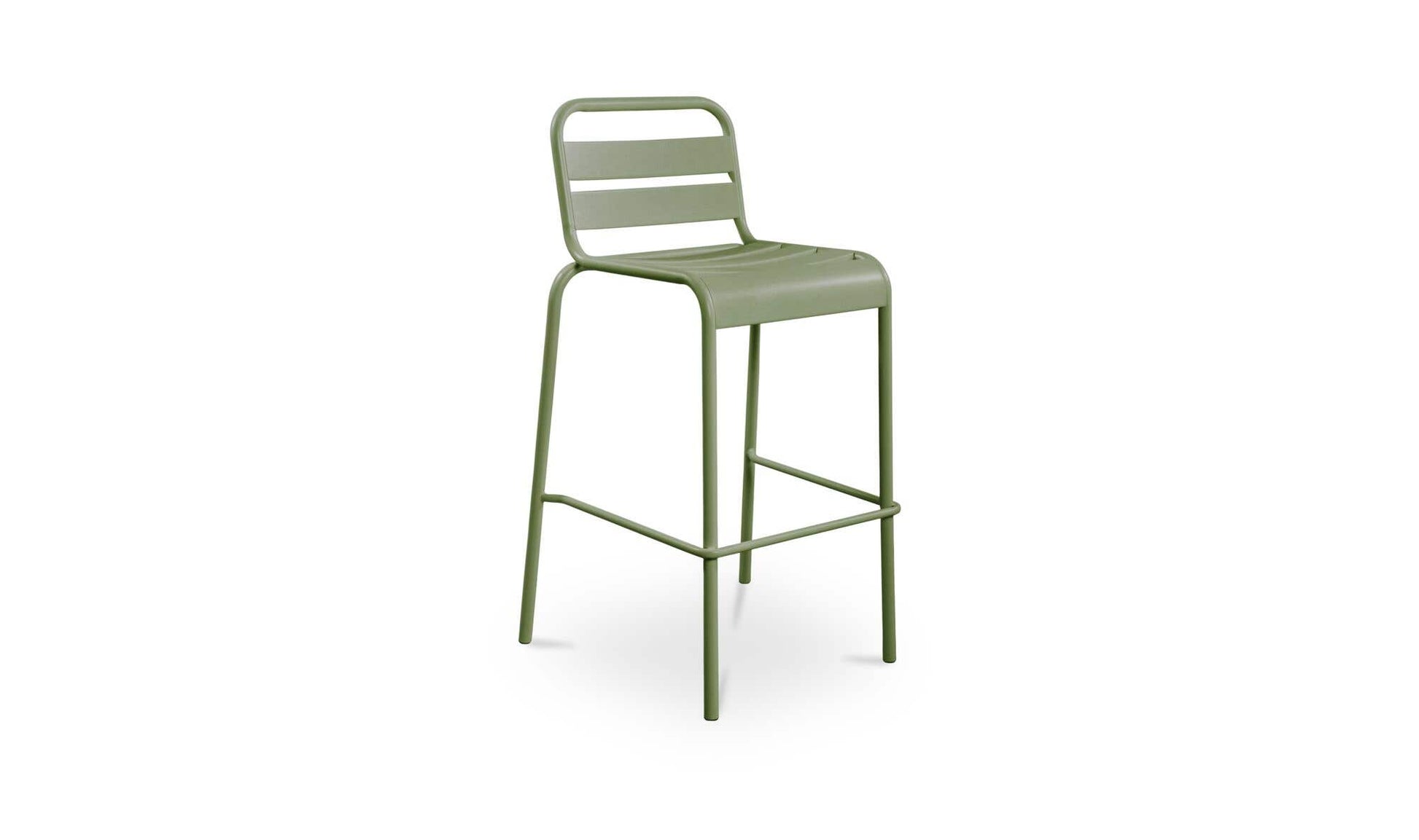 Kade Outdoor Bar Stool Green Set of Two by Moe's Home Collection - view 9