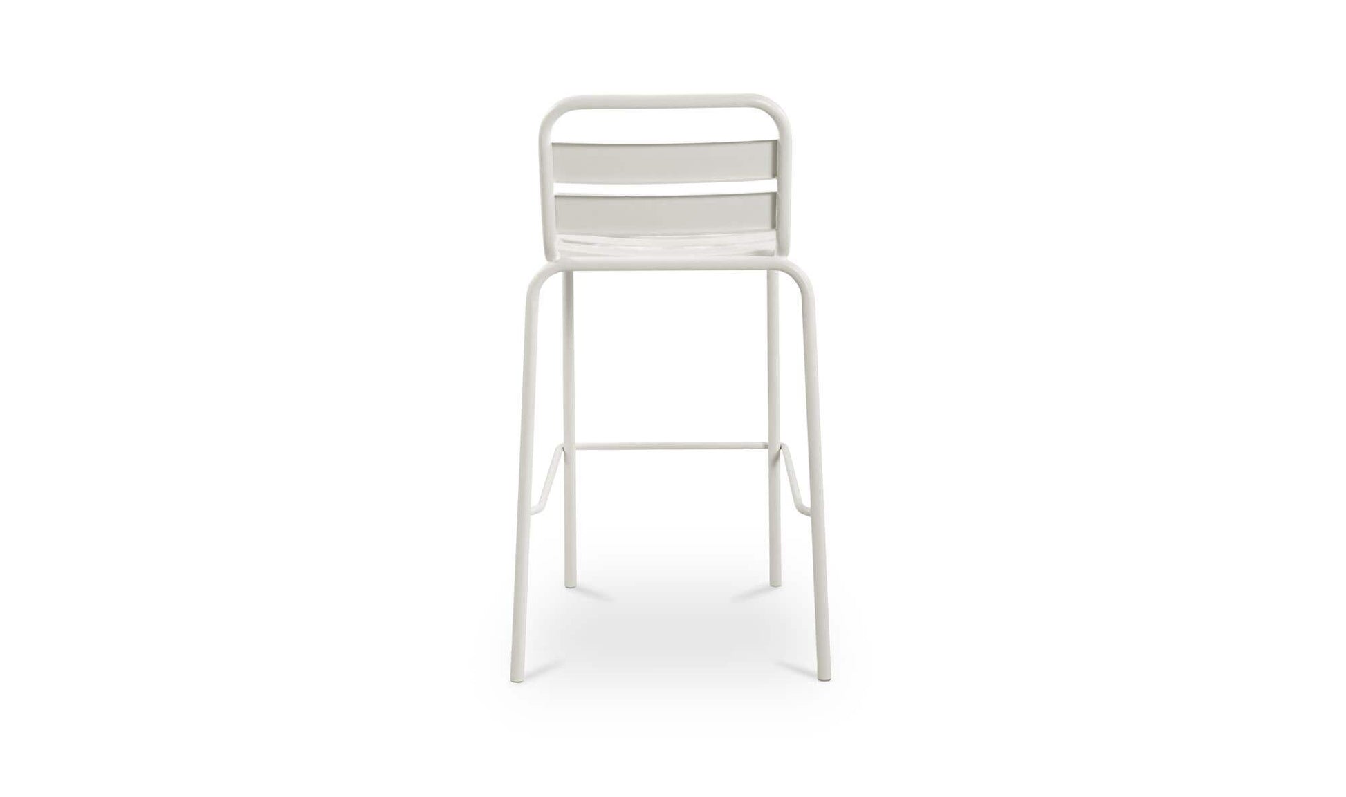 Kade Outdoor Bar Stool White Set of Two by Moe's Home Collection - view 11