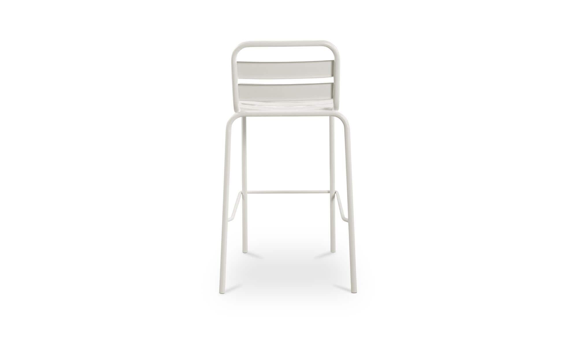 Kade Outdoor Bar Stool White Set of Two by Moe's Home Collection - view 11