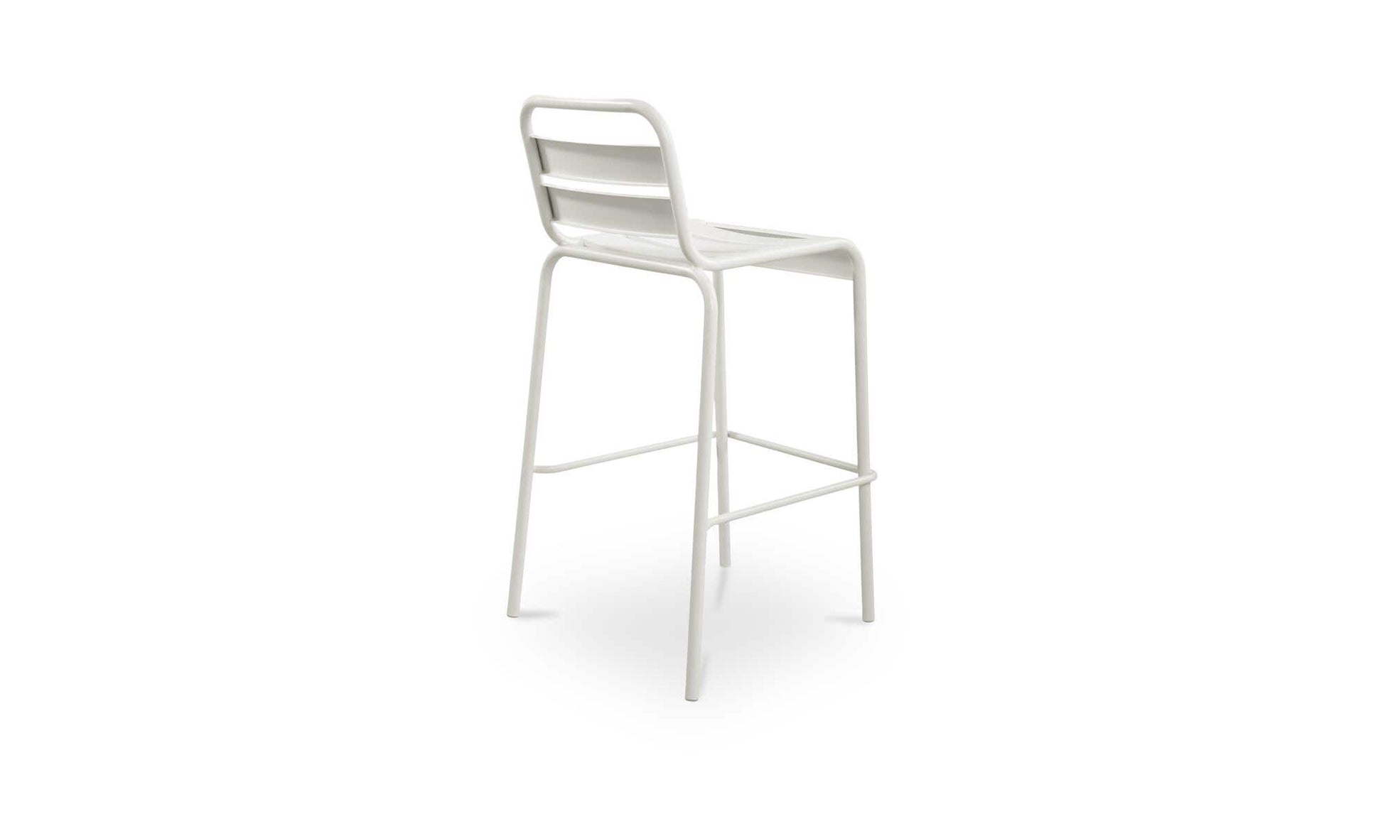 Kade Outdoor Bar Stool White Set of Two by Moe's Home Collection - view 12