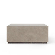 Mixx - Bloc Square Coffee Table - 39.5" - Dark Grey