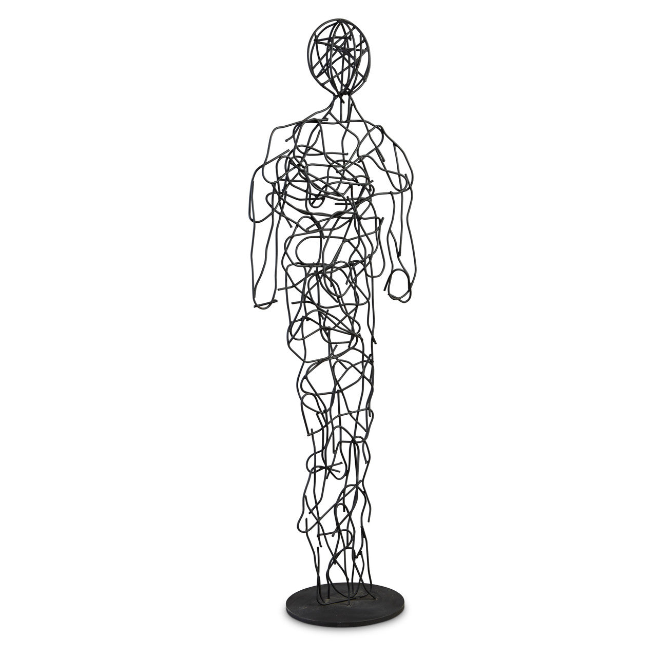 Naturals - Mister Metal Sculpture - Black
