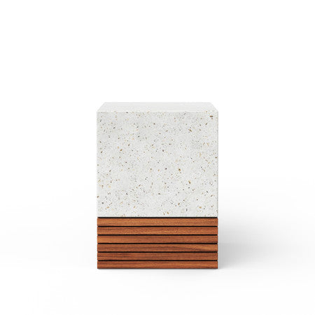 Mixx Stecca Corto Stool - Ivory Terrazzo