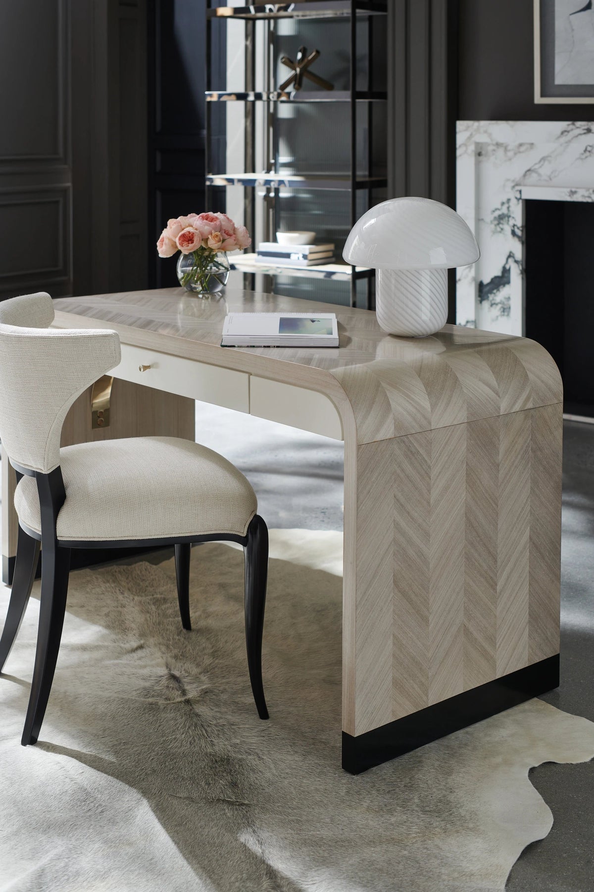 Free Fall Almost Black Desk 54" by Caracole - view 4
