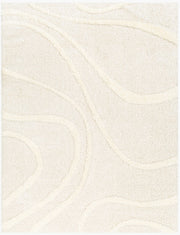 Rodos Beige/White Machine Woven Rug RDO-2341 - 5'3" x 7'