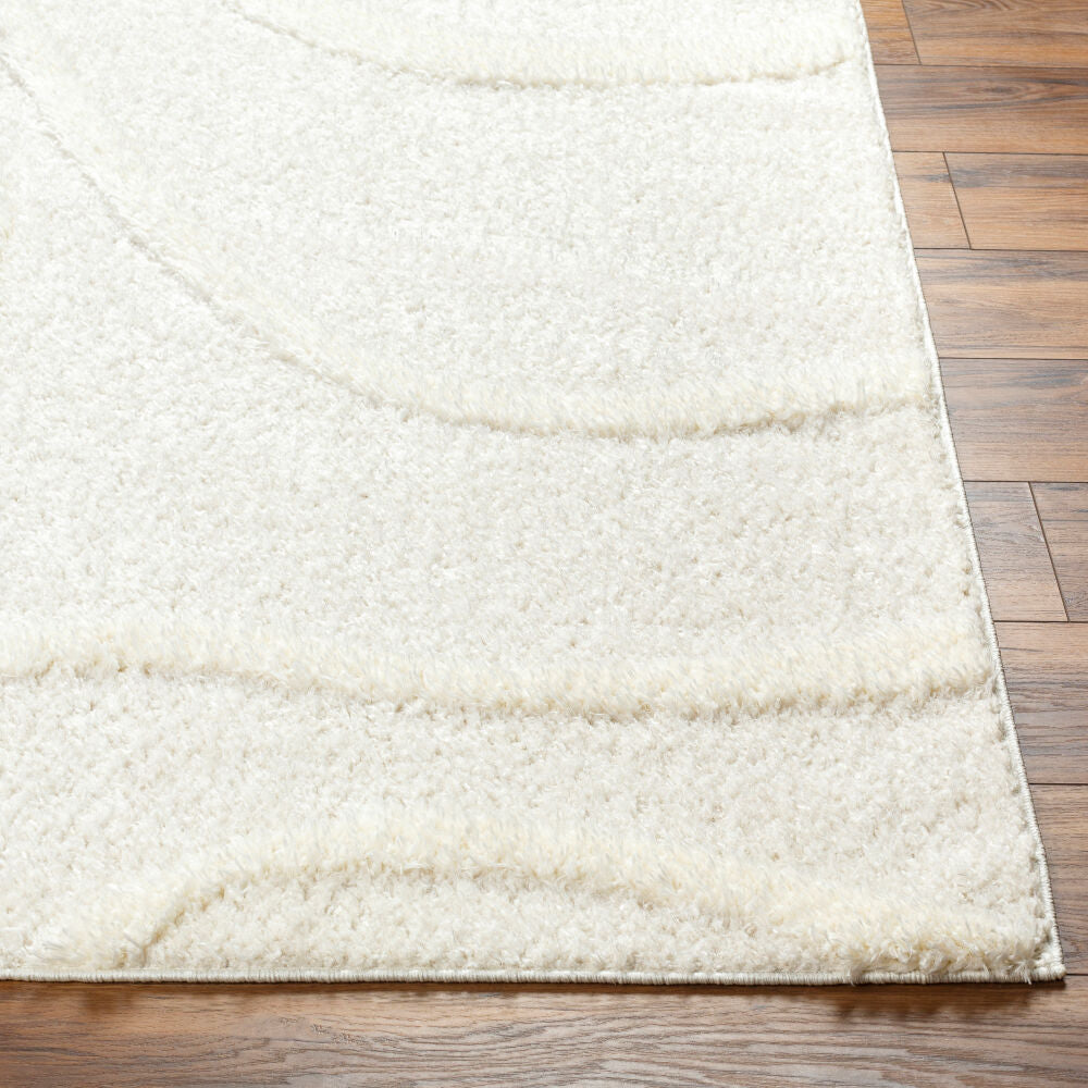 Rodos Beige/White Machine Woven Rug RDO-2341 - front
