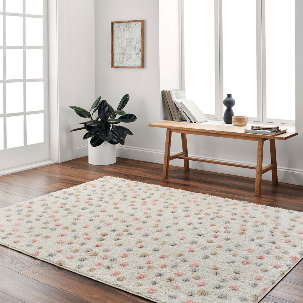 Rodos Beige/Mustard Machine Woven Rug - roomscene