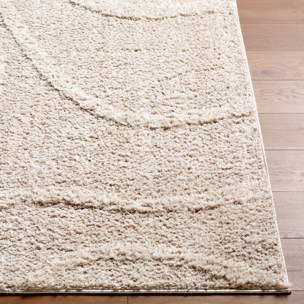 Rodos Beige/Ivory Machine Woven Rug RDO-2354 - front