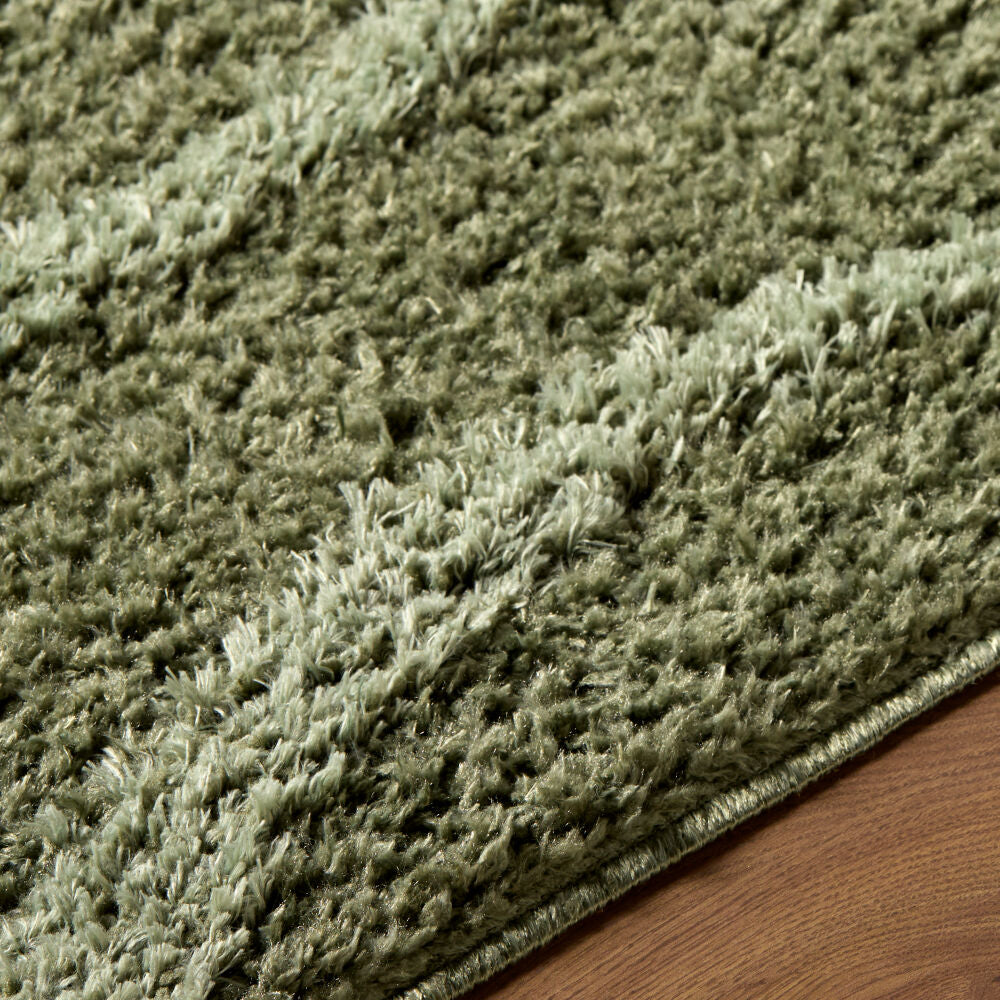 Rodos Dark Green/Medium Green Machine Woven Rug RDO-2356 - texture