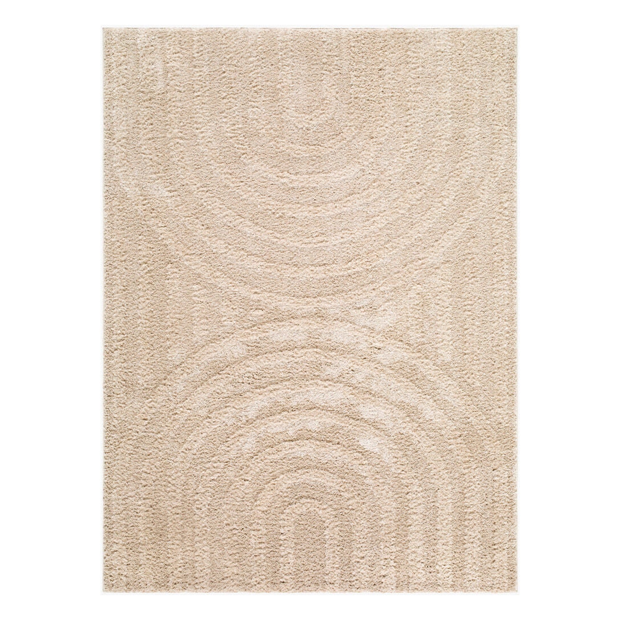Rodos Beige/Ivory Machine Woven Rug RDO-2358 - 5'3" x 7'