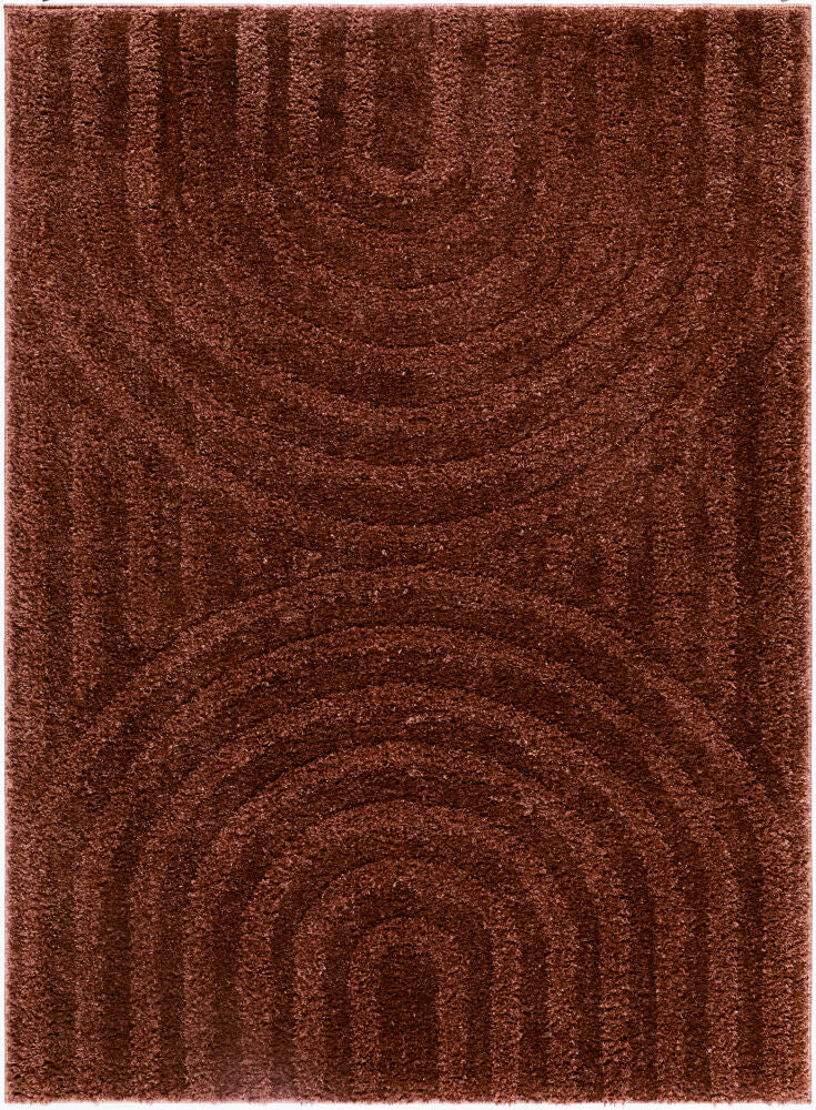 Rodos Rust Machine Woven Rug RDO-2359 - 5'3" x 7'