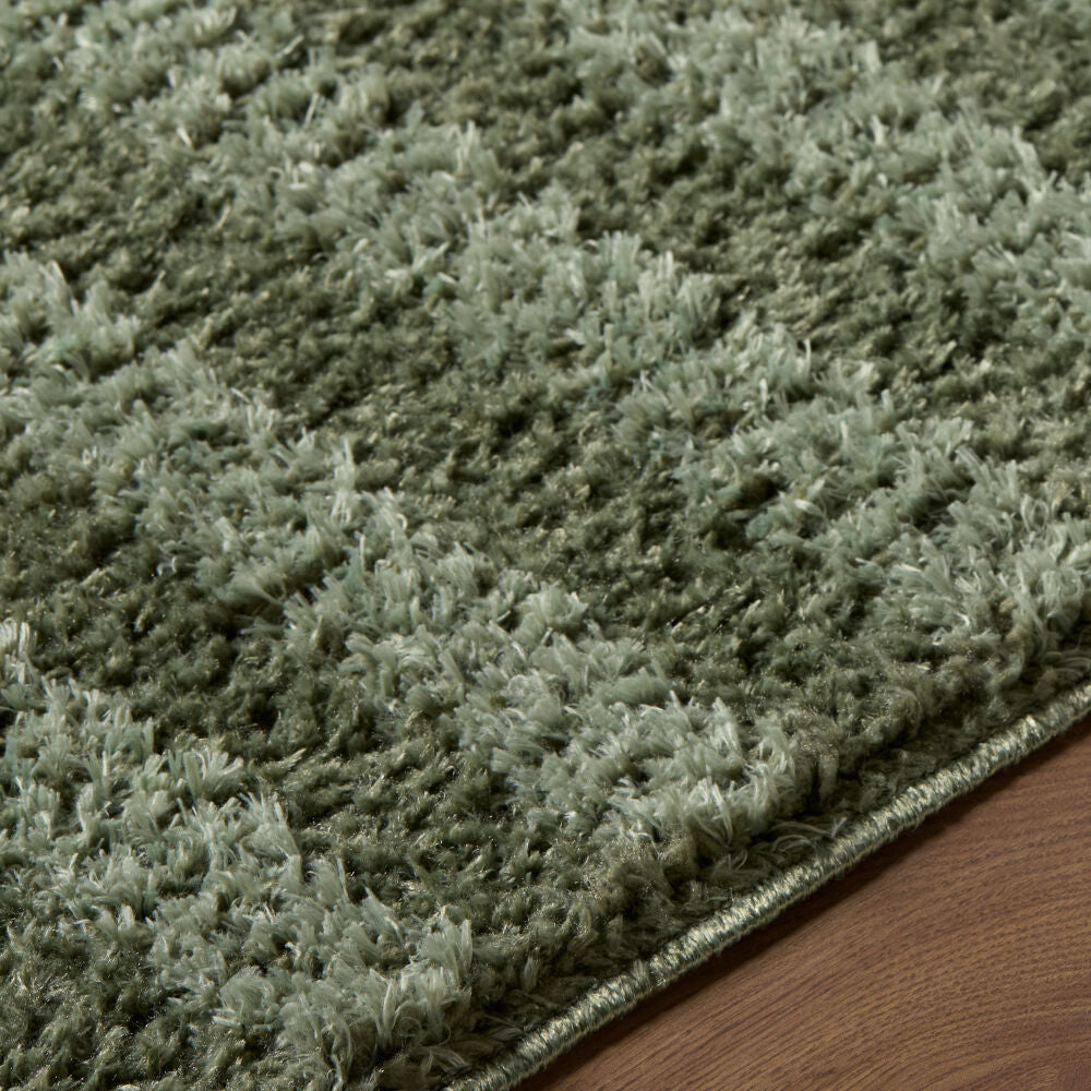 Rodos Dark Green/Medium Green Machine Woven Rug RDO-2360 - texture