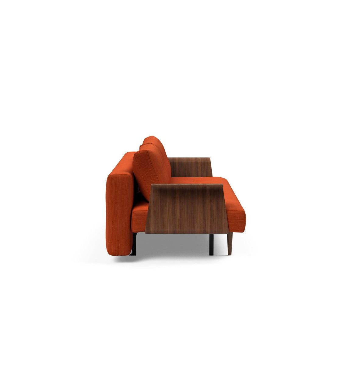 Recast Full Size Sleeper Sofa Bed Dark Styletto With Arms