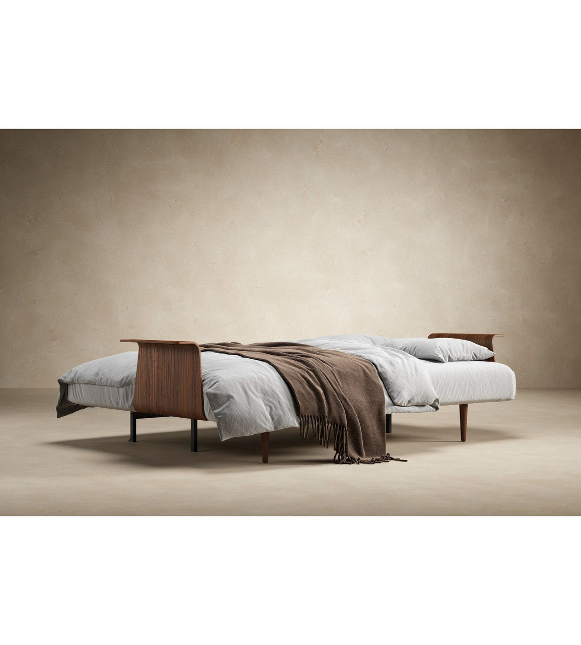 Recast Full Size Sleeper Sofa Bed Dark Styletto With Arms