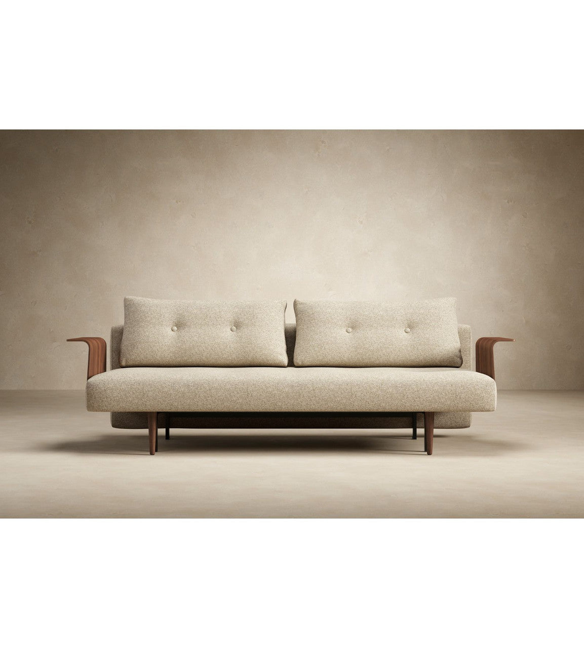 Recast Full Size Sleeper Sofa Bed Dark Styletto With Arms