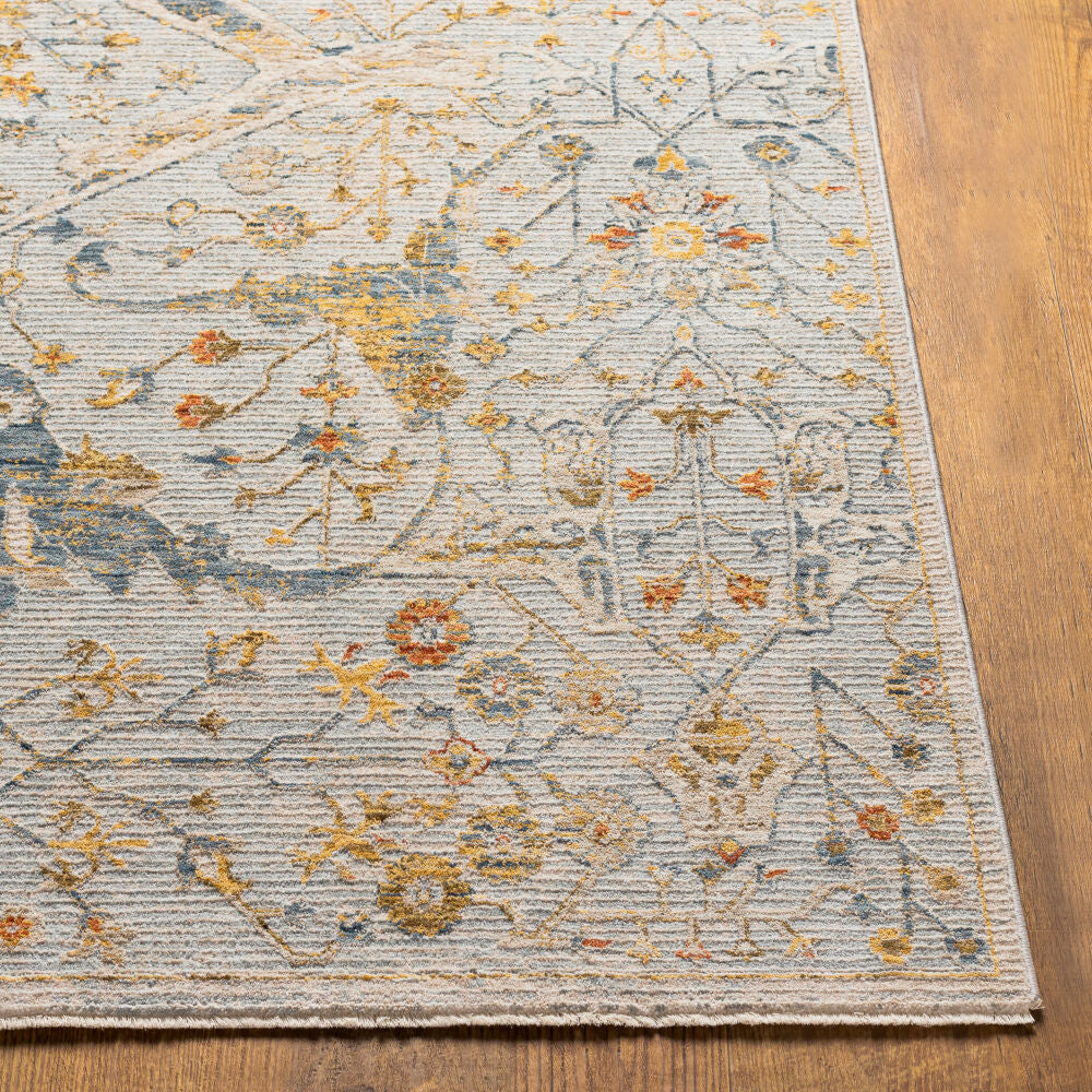 Reina Cream/Tan Machine Woven Rug REN-2301 - front
