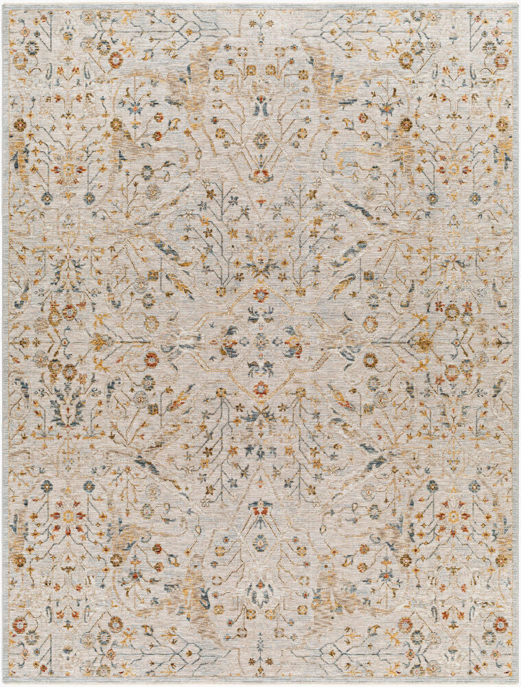 Reina Cream/Tan Machine Woven Rug REN-2302 - 2'7" x 10'