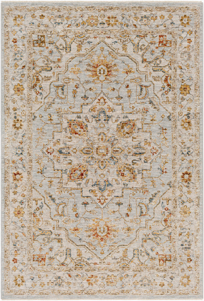 Reina Cream/Rust Machine Woven Rug REN-2304 - 2'7" x 10'