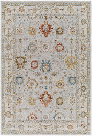 Reina Cream/Rust Machine Woven Rug REN-2307 - 2'7" x 10'