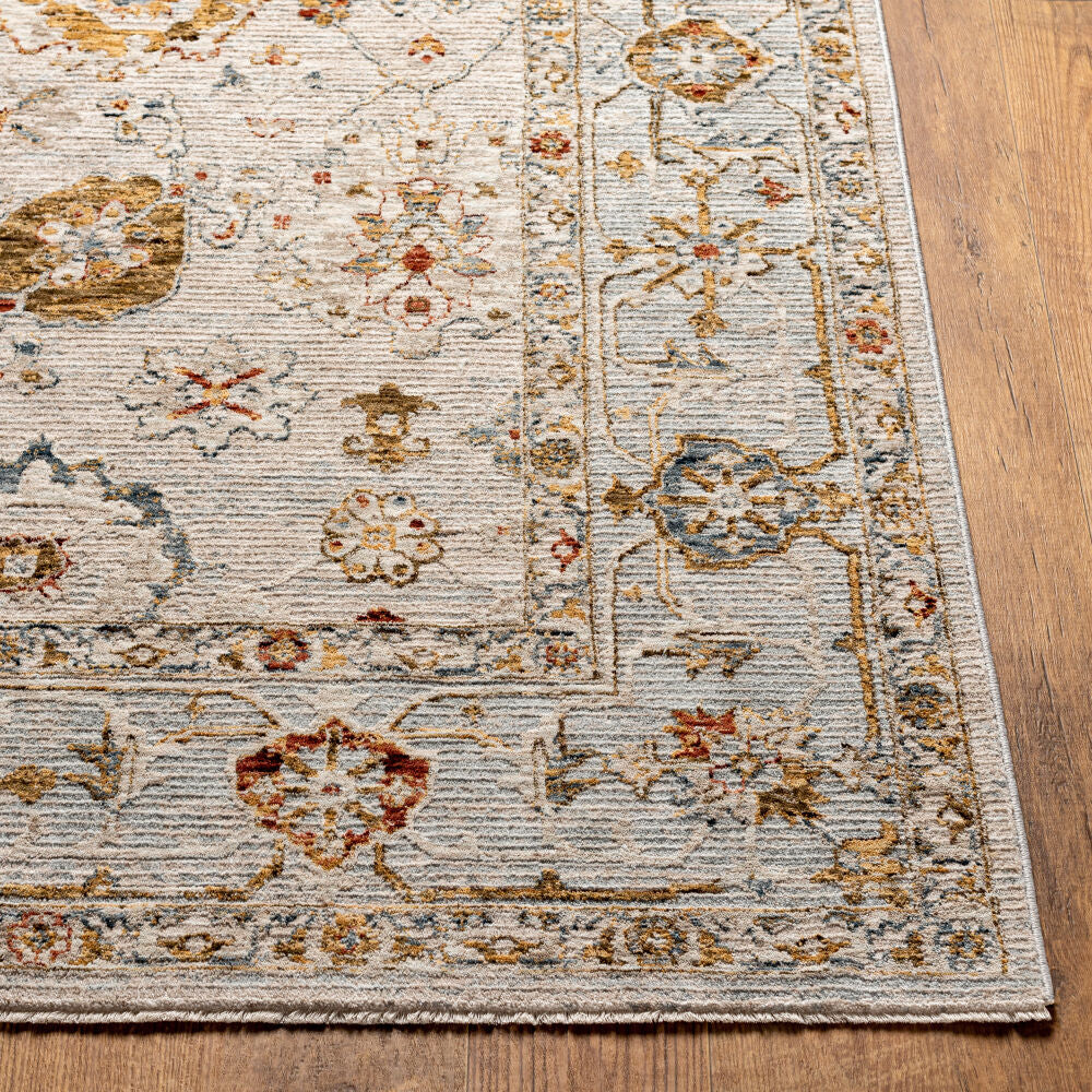 Reina Cream/Tan Machine Woven Rug REN-2309 - front