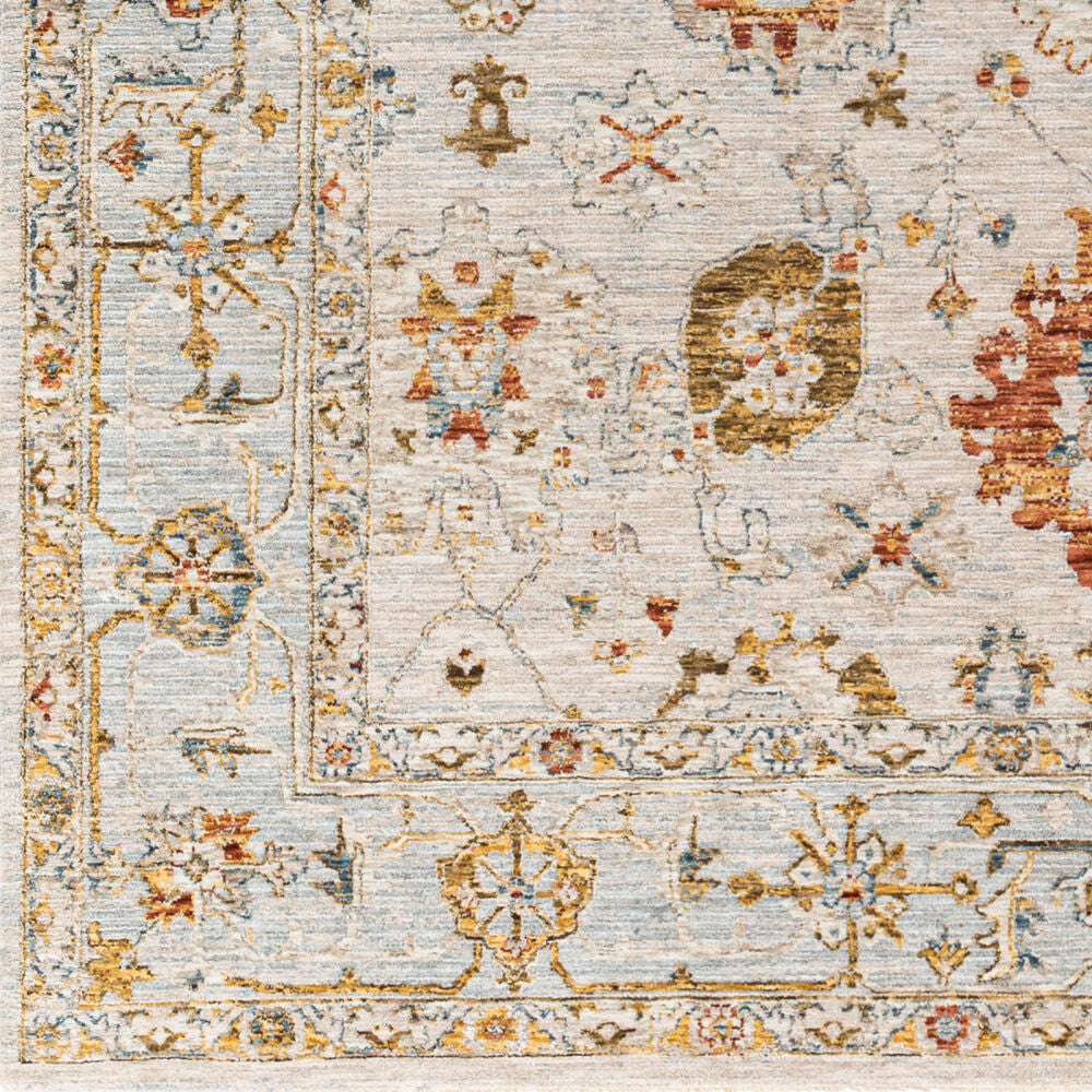 Reina Cream/Tan Machine Woven Rug REN-2309 - swatch