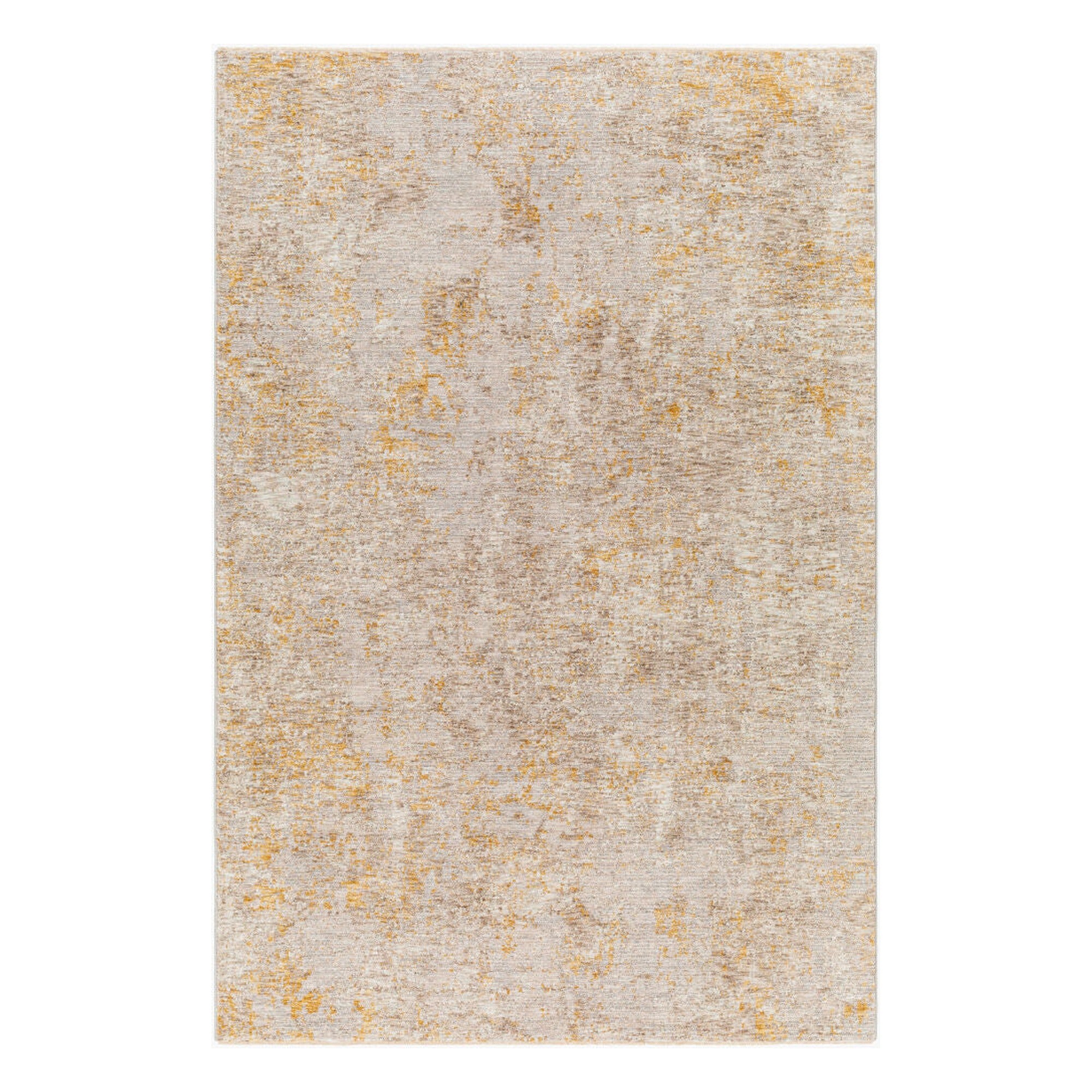 Reina Light Brown/Tan Machine Woven Rug - 2'7" x 10'