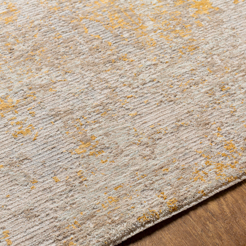 Reina Light Brown/Tan Machine Woven Rug - texture