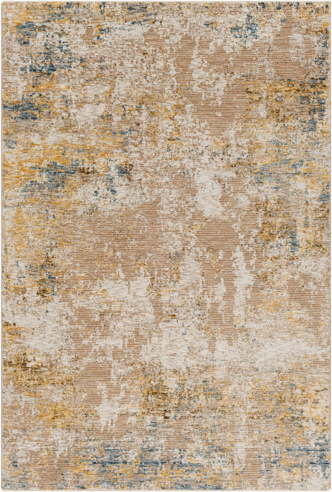 Reina Cream/Tan Machine Woven Rug REN-2312 - 2'7" x 10'