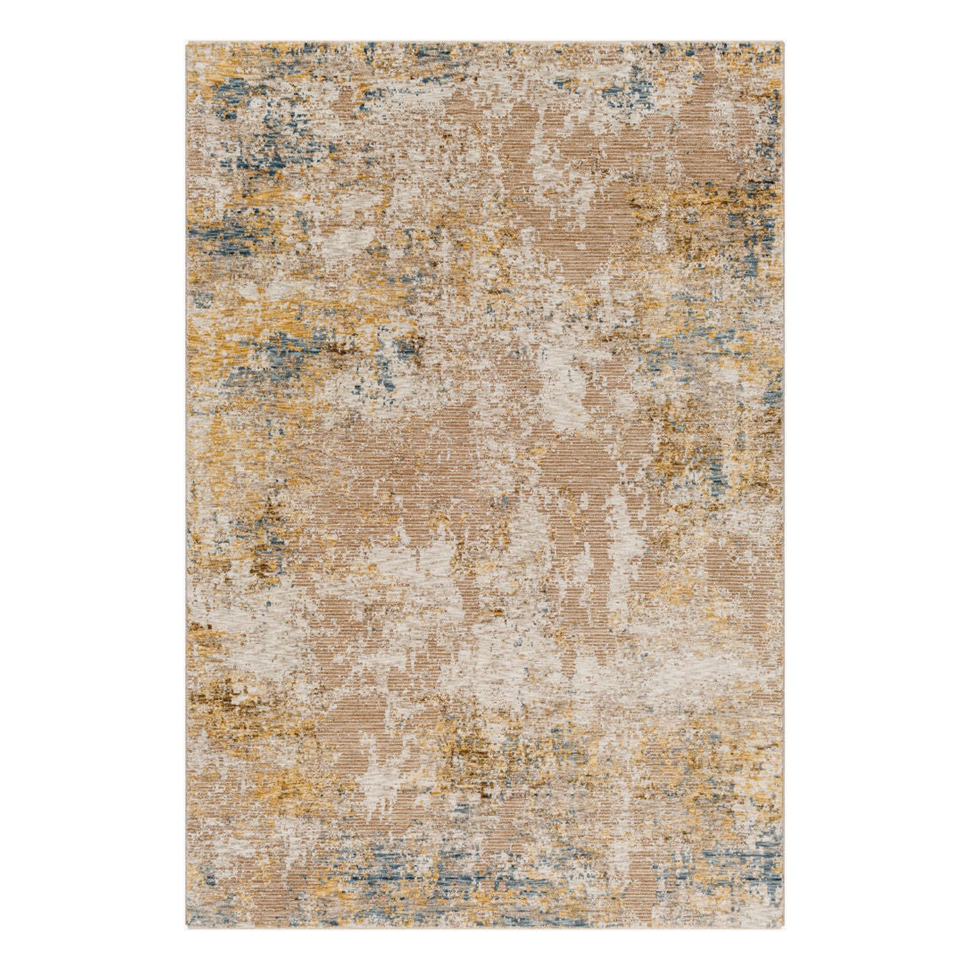 Reina Cream/Tan Machine Woven Rug REN-2312 - 2'7" x 10'